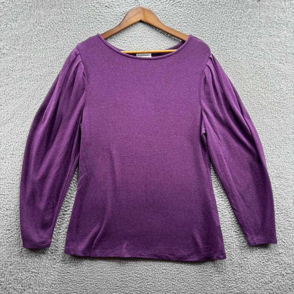 Nordstrom Purple Crew Neck Sweater